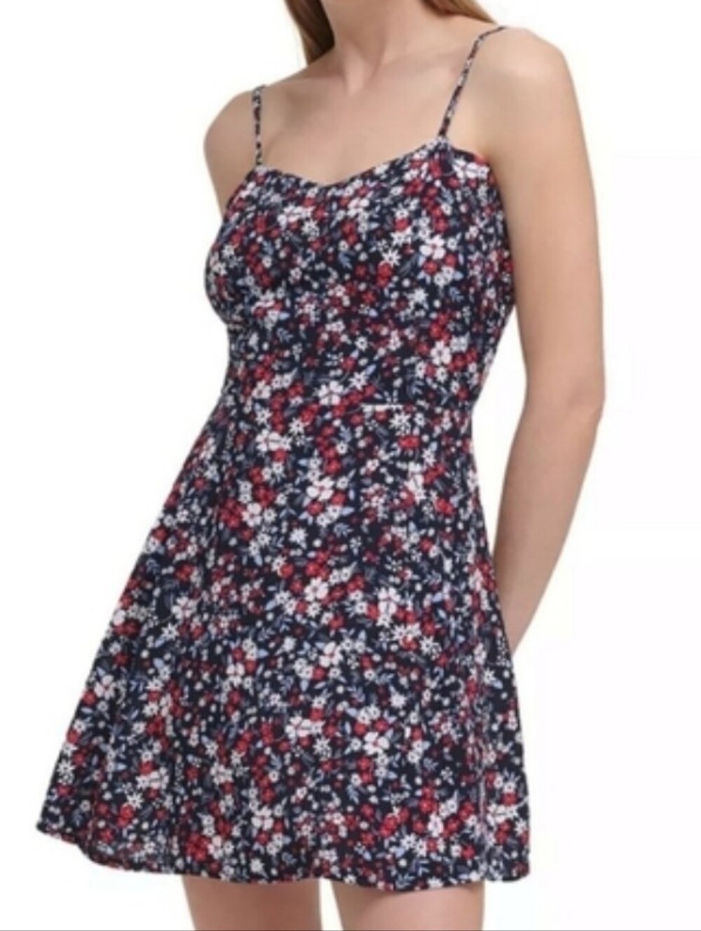 Calvin Klein Jeans Floral Skater Mini Dress